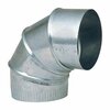 Imperial Mfg 4 in. D X 4 in. D Adjustable 90 deg Galvanized Steel Stove Pipe Elbow GV0284-C